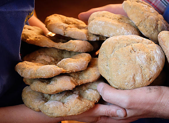 Brood bakken op de boerderij
